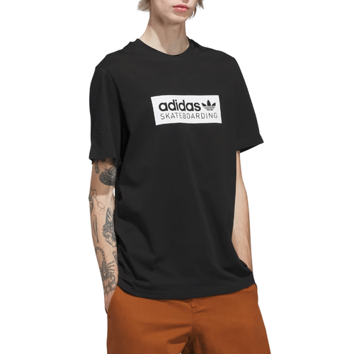 Camiseta Masculina Adidas Skateboarding Logo Preto-KC3270- -1-